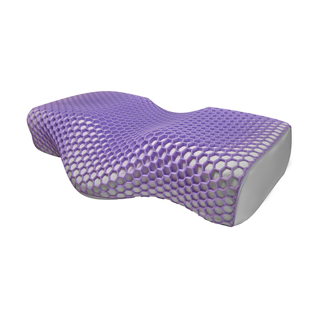 TPE Planets Purple Harmony Pillow for Sleeping Supportive Elastic Grid Hex with 100% Soft memory foam Pillow Core Relieves