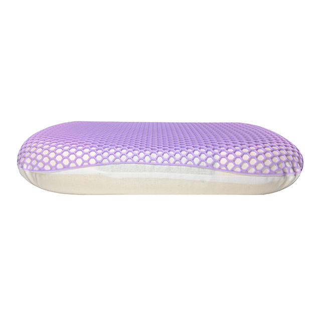 TPE Planets Purple Harmony Pillow for Sleeping Supportive Elastic Grid Hex with 100% Soft memory foam Pillow Core Relieves