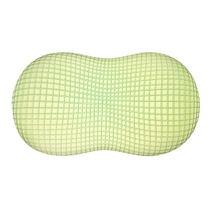 PE Planets Purple Harmony Pillow for Sleeping Supportive Elastic Grid Hex with 100% Soft Memory Foam Pillow Core Relieves