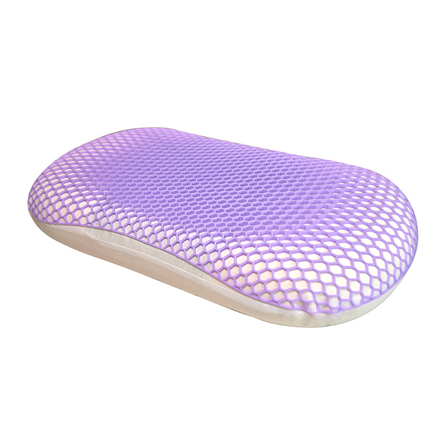 TPE Planets Purple Harmony Pillow for Sleeping Supportive Elastic Grid Hex with 100% Soft memory foam Pillow Core Relieves