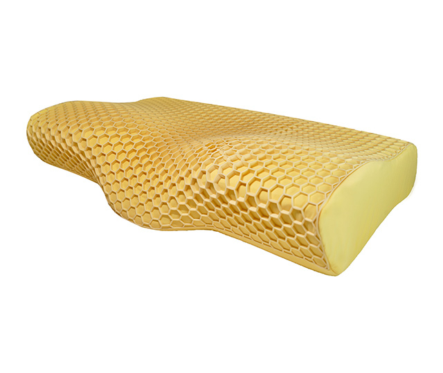 TPE Planets Purple Harmony Pillow for Sleeping Supportive Elastic Grid Hex with 100% Soft Memory Foam Pillow Core Relieves
