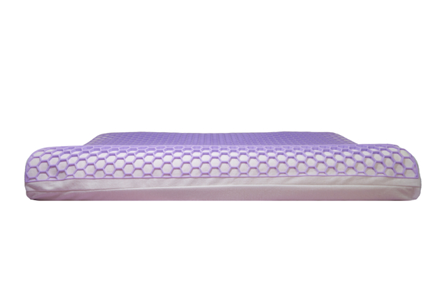 TPE Planets Purple Harmony Pillow for Sleeping Supportive Elastic Grid Hex with 100% Soft memory foam Pillow Core Relieves