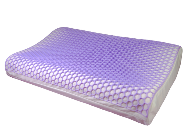 TPE Planets Purple Harmony Pillow for Sleeping Supportive Elastic Grid Hex with 100% Soft memory foam Pillow Core Relieves